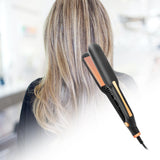 Maxbell Hair Straightener Curler Curved and Straight Hair Multifunction Women black