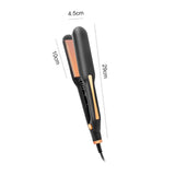 Maxbell Hair Straightener Curler Curved and Straight Hair Multifunction Women black