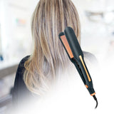 Maxbell Hair Straightener Curler Curved and Straight Hair Multifunction Women green