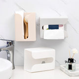 Maxbell Tissue Paper Cover Box Toilet Paper Dispenser for Bedroom Bathroom Kitchen Gray