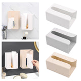 Maxbell Tissue Paper Cover Box Toilet Paper Dispenser for Bedroom Bathroom Kitchen Gray