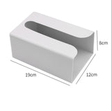 Maxbell Tissue Paper Cover Box Toilet Paper Dispenser for Bedroom Bathroom Kitchen Gray