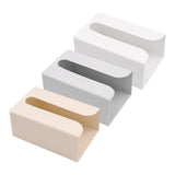 Maxbell Tissue Paper Cover Box Toilet Paper Dispenser for Bedroom Bathroom Kitchen Gray