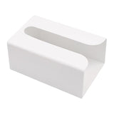 Maxbell Tissue Paper Cover Box Toilet Paper Dispenser for Bedroom Bathroom Kitchen White