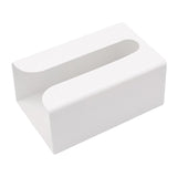 Maxbell Tissue Paper Cover Box Toilet Paper Dispenser for Bedroom Bathroom Kitchen White