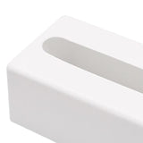 Maxbell Tissue Paper Cover Box Toilet Paper Dispenser for Bedroom Bathroom Kitchen White