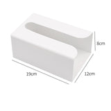 Maxbell Tissue Paper Cover Box Toilet Paper Dispenser for Bedroom Bathroom Kitchen White