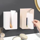 Maxbell Tissue Paper Cover Box Toilet Paper Dispenser for Bedroom Bathroom Kitchen White