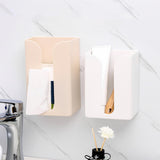 Maxbell Tissue Paper Cover Box Toilet Paper Dispenser for Bedroom Bathroom Kitchen White