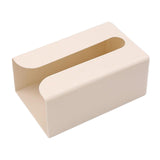 Maxbell Tissue Paper Cover Box Toilet Paper Dispenser for Bedroom Bathroom Kitchen Beige