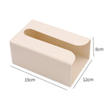 Maxbell Tissue Paper Cover Box Toilet Paper Dispenser for Bedroom Bathroom Kitchen Beige