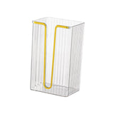 Maxbell Toilet Paper Holder Adhesive Rectangular for Living Room White