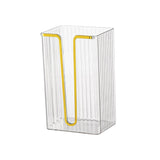 Maxbell Toilet Paper Holder Adhesive Rectangular for Living Room White