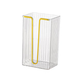 Maxbell Toilet Paper Holder Adhesive Rectangular for Living Room White