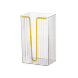 Maxbell Toilet Paper Holder Adhesive Rectangular for Living Room White