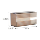 Maxbell Modern Facial Tissue Box Napkin Paper Holder Case for Bathroom Tabletop Amber