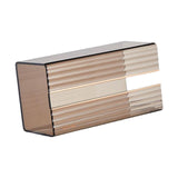 Maxbell Modern Facial Tissue Box Napkin Paper Holder Case for Bathroom Tabletop Amber