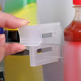 Maxbell Set of 4Pcs Expandable Fridge Space Allocators Organisers Keep Shelf Tidy