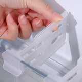 Maxbell Set of 4Pcs Expandable Fridge Space Allocators Organisers Keep Shelf Tidy