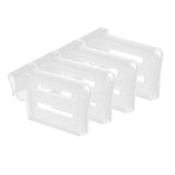 Maxbell Set of 4Pcs Expandable Fridge Space Allocators Organisers Keep Shelf Tidy