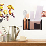 Maxbell Magnet Fridge Storage Shelf Two Compartments for Cabinet Pantry