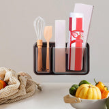 Maxbell Magnet Fridge Storage Shelf Two Compartments for Cabinet Pantry