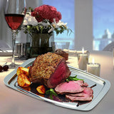 Maxbell Stainless Steel Bakeware Tray Roaster Chicken Oven Grill Pans for Picnic
