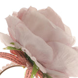 Maxbell Artificial Flower Napkin Rings Rustic Napkin Ring Holders for Luncheons Purple