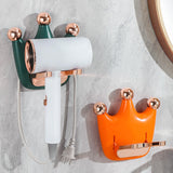 Maxbell Hair Dryer Shelfs Foldable Bathroom Tray for Countertop Toilet Hair Tools Green