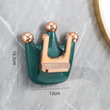 Maxbell Hair Dryer Shelfs Foldable Bathroom Tray for Countertop Toilet Hair Tools Green