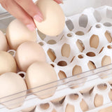 Maxbell Egg Fresh Storage Box Eggs Storage Container for Cabinet Restaurant Kitchen 28cmx11cmx14cm