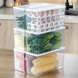 Maxbell Egg Fresh Storage Box Eggs Storage Container for Cabinet Restaurant Kitchen 28cmx11cmx14cm
