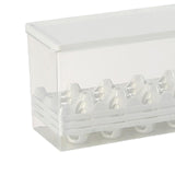 Maxbell Egg Fresh Storage Box Eggs Storage Container for Cabinet Restaurant Kitchen 28cmx11cmx14cm