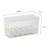 Maxbell Egg Fresh Storage Box Eggs Storage Container for Cabinet Restaurant Kitchen 28cmx11cmx14cm