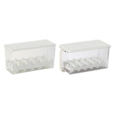 Maxbell Egg Fresh Storage Box Eggs Storage Container for Cabinet Restaurant Kitchen 28cmx11cmx14cm