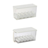 Maxbell Egg Fresh Storage Box Eggs Storage Container for Cabinet Restaurant Kitchen 28cmx11cmx14cm