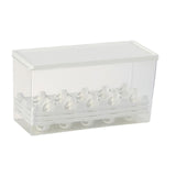 Maxbell Egg Fresh Storage Box Eggs Storage Container for Cabinet Restaurant Kitchen 28cmx11cmx14cm