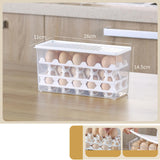Maxbell Egg Fresh Storage Box Eggs Storage Container for Cabinet Restaurant Kitchen 28cmx11cmx14cm