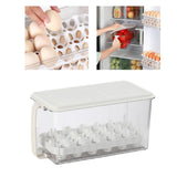 Maxbell Egg Fresh Storage Box Eggs Storage Container for Cabinet Restaurant Kitchen 30.5cmx16cmx15.5cm