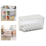 Maxbell Egg Fresh Storage Box Eggs Storage Container for Cabinet Restaurant Kitchen 30.5cmx16cmx15.5cm