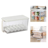 Maxbell Egg Fresh Storage Box Eggs Storage Container for Cabinet Restaurant Kitchen 30.5cmx16cmx15.5cm