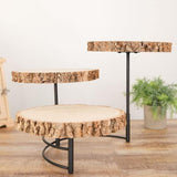 Maxbell Wood Cake Stands 3 Layers Reusable Kitchen Tool Display Plate for Living Room