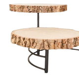 Maxbell Wood Cake Stands 3 Layers Reusable Kitchen Tool Display Plate for Living Room