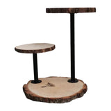Maxbell Wood Cake Stand Decorative Holder Decor Fruit for Party Festival Wedding