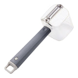 Maxbell Vegetable Peeling Tool with Storage Box with Handle Hole for Hanging Grey