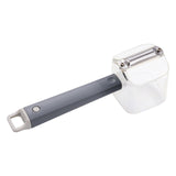 Maxbell Vegetable Peeling Tool with Storage Box with Handle Hole for Hanging Grey