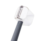 Maxbell Vegetable Peeling Tool with Storage Box with Handle Hole for Hanging Grey