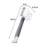 Maxbell Vegetable Peeling Tool with Storage Box with Handle Hole for Hanging Grey