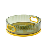 Maxbell Perfume Display Tray Large Capacity Cosmetic Storage Box for Countertop Green