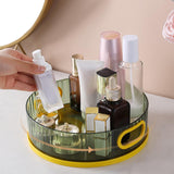 Maxbell Perfume Display Tray Large Capacity Cosmetic Storage Box for Countertop Green